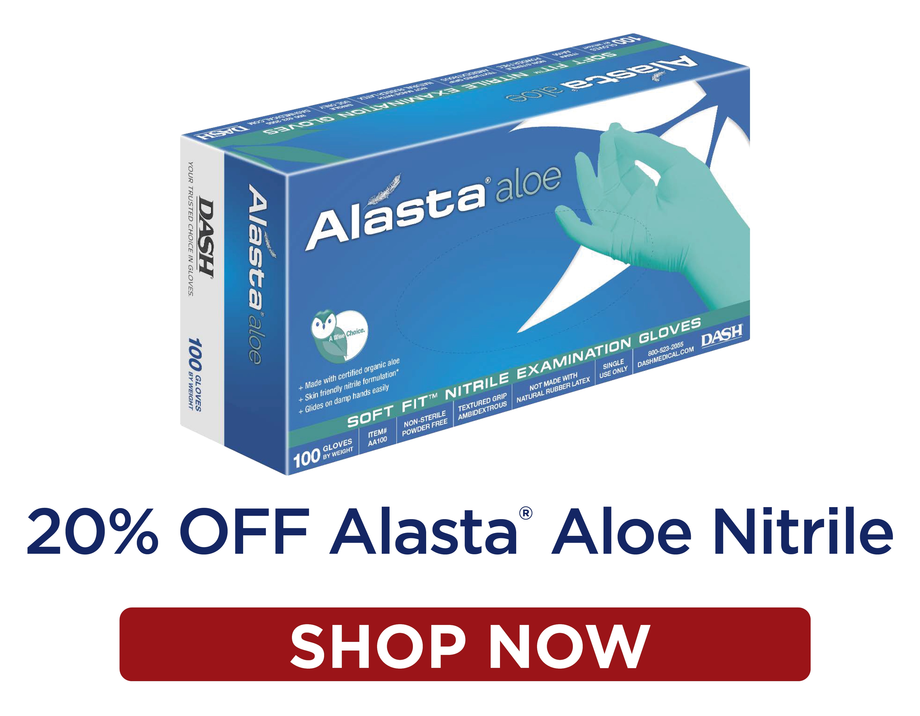 20 off Nitrile Gloves