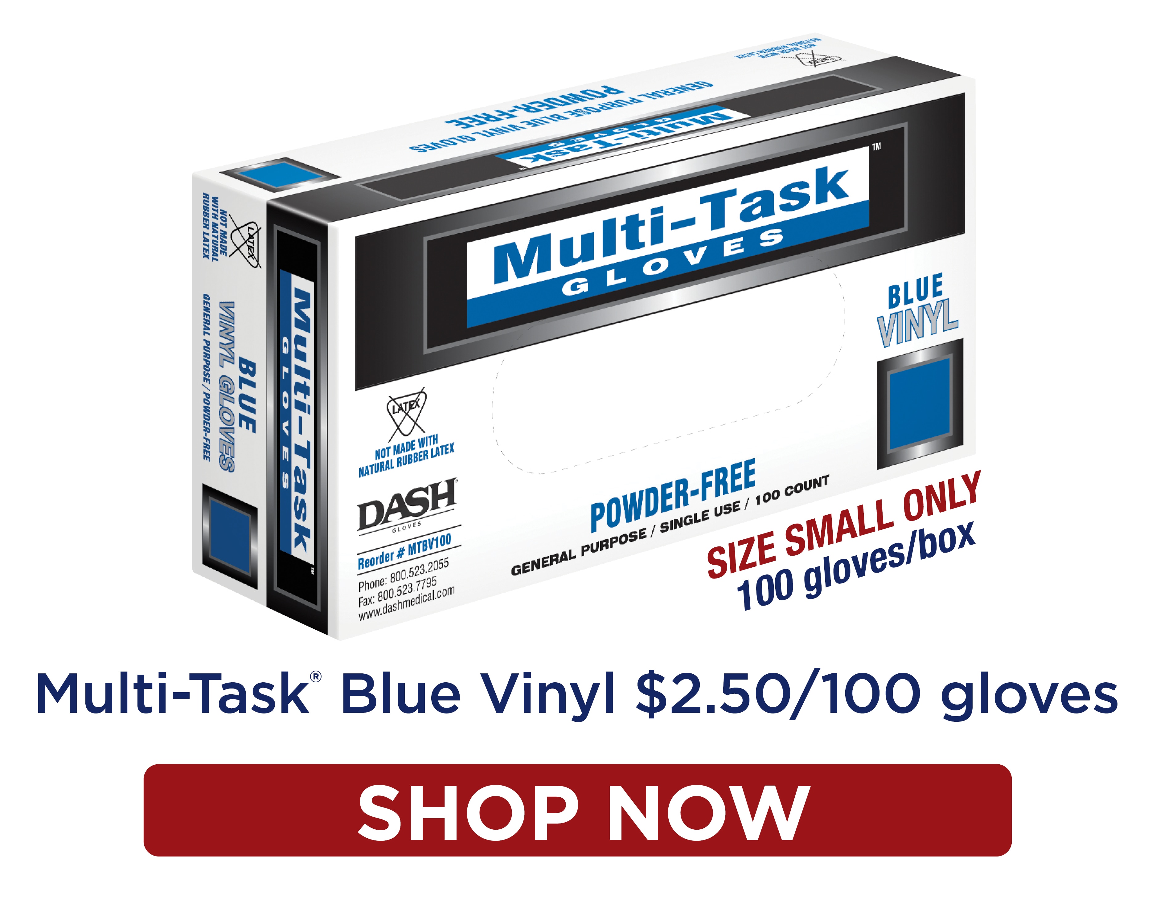 Multi-Task Blue Vinyl