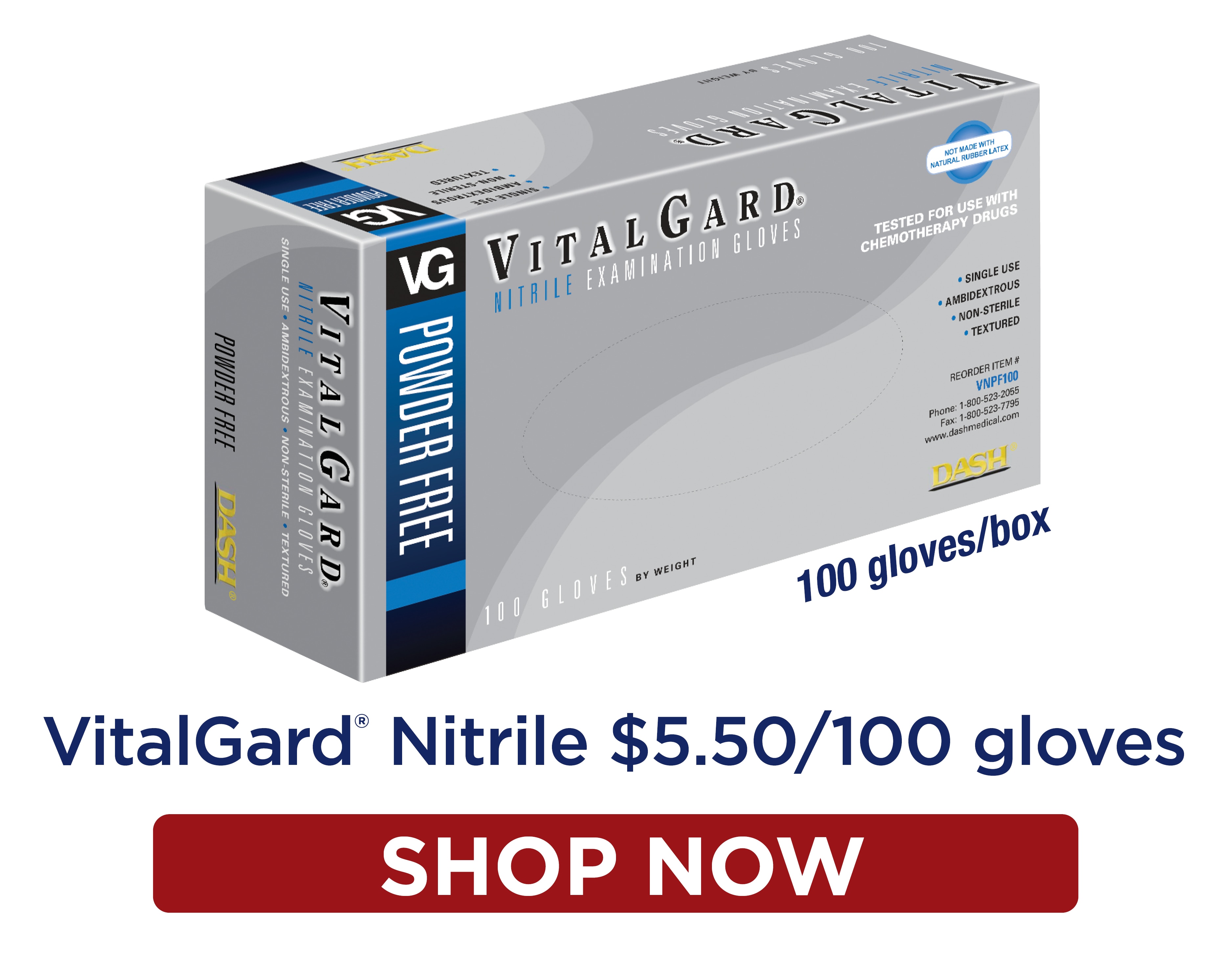 VitalGard Nitrile Gloves