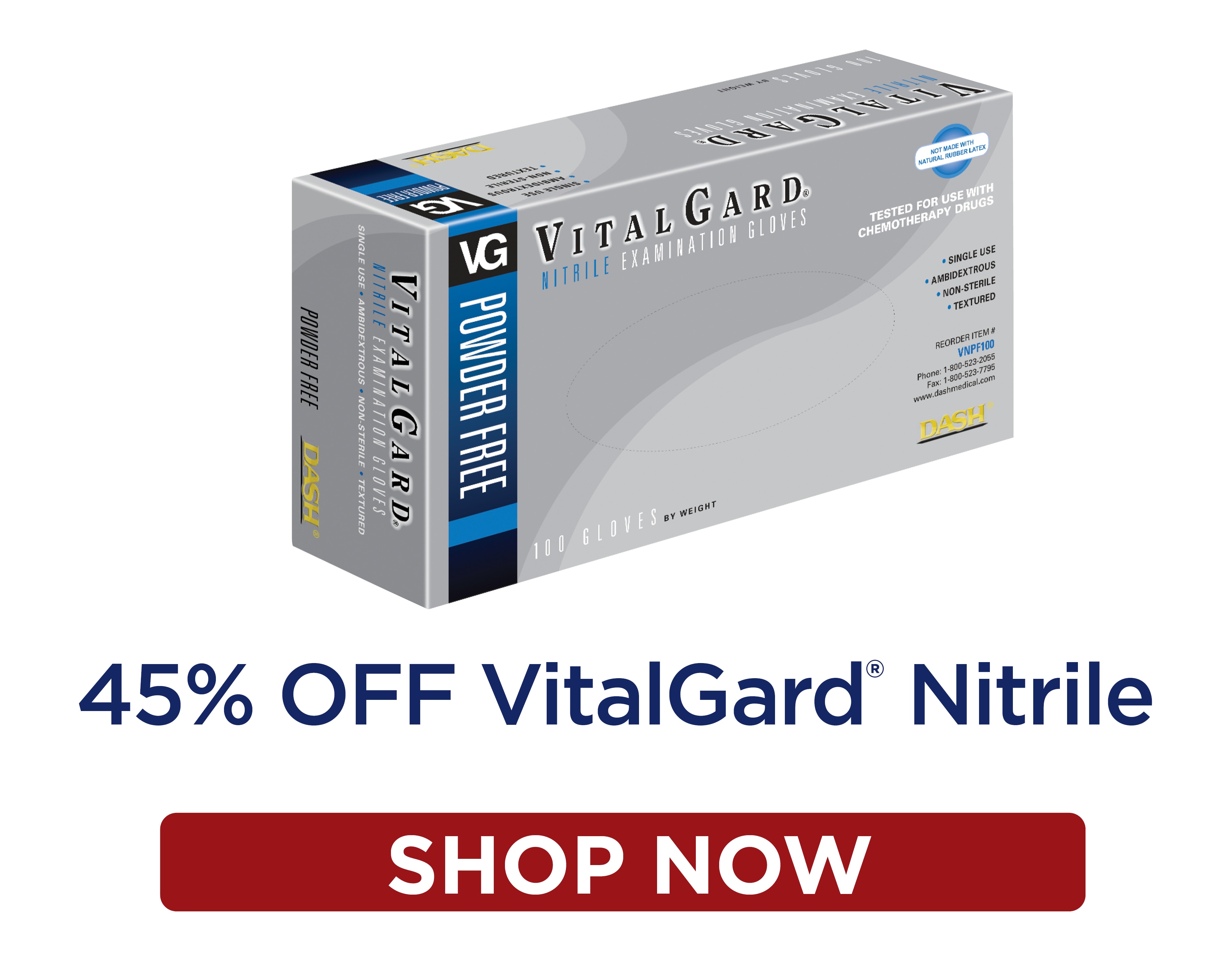 VitalGard Nitrile Gloves